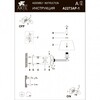 Миниатюра фото бра arte lamp york a2273ap-1ab | 220svet.ru