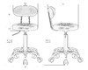 Миниатюра фото табурет мастера dobrin billy lm-3052_ch-m_el-black-13143 | 220svet.ru