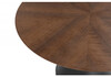 Миниатюра фото стол деревянный woodville jaklin орех / черный 15961 | 220svet.ru