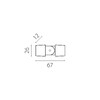 Миниатюра фото гибкое cоединение 48v черное lightstar due hermes 510157 | 220svet.ru
