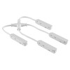 Миниатюра фото коннектор токопроводящий x-образный соединитель 48v lightstar uno 509294w | 220svet.ru