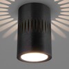 Миниатюра фото потолочный светодиодный светильник elektrostandard dls026 7w 4200к черный a052837 | 220svet.ru