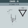 Миниатюра фото садово-парковый фонарь fumagalli ricu bisso/cefa 2l dn u23.157.s20.wxe27dn | 220svet.ru