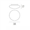 Миниатюра фото потолочный светильник pl bianca 38 bc | 220svet.ru