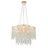 Миниатюра фото подвесная люстра indigo carletti 12041/12p gold v000444 | 220svet.ru