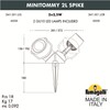 Миниатюра фото ландшафтный светильник fumagalli minitommy 2l spike  3m1.001.000.lxu2l | 220svet.ru