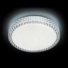 Миниатюра фото потолочный светодиодный светильник ambrella light orbital crystal f86 wh 72w d500 | 220svet.ru