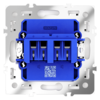 Миниатюра фото розетка акустическая встраиваемая 4-местная voltum s70 vls060303 (кашемир) | 220svet.ru