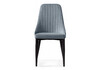 Миниатюра фото стул на металлокаркасе woodville kora gray / black 15097 | 220svet.ru