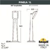 Миниатюра фото садовый светильник-столбик fumagalli pinela 1l 2n1.613.010.wyf1r | 220svet.ru