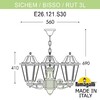Миниатюра фото подвесной уличный светильник fumagalli sichem/rut 3l e26.120.s30.vxe27 | 220svet.ru