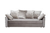 Миниатюра фото диван трехместный раскладной garda decor mores(k)-velv sbeg+velv ecru+umbr sbeg | 220svet.ru