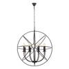Миниатюра фото подвесная люстра loft it foucaults orb loft1192-8 | 220svet.ru
