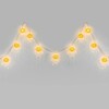 Миниатюра фото светодиодная гирлянда eurosvet нить 230v золото/теплый белый с эффектом мерцания | 220svet.ru