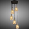 Миниатюра фото подвесная люстра reluce 09011-0.9-05 amber | 220svet.ru