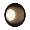 Миниатюра фото встраиваемый светильник italline it06-6025 black 4000k | 220svet.ru