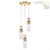 Миниатюра фото подвесной светильник lumion denver 8276/3a латунь | 220svet.ru