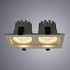 Миниатюра фото точечный встраиваемый светильник arte lamp privato a7007pl-2wh | 220svet.ru