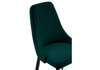 Миниатюра фото стул на металлокаркасе woodville kora green / black 15096 | 220svet.ru