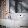 Миниатюра фото розетка телевизионная встраиваемая tv+rj45 кат. 6 voltum s70 vls060705 (сталь) | 220svet.ru