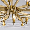 Миниатюра фото подвесная люстра favourite glacies 4764-10p | 220svet.ru