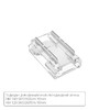 Миниатюра фото коннектор для светодиодной ленты 8мм arte lamp strip-accessories a40-10-1cct | 220svet.ru