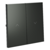 Миниатюра фото клавиши для выключателя жалюзи voltum s70 vls002506 (титан) | 220svet.ru