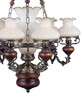 Миниатюра фото подвесная люстра reccagni angelo l 634/6+1 | 220svet.ru