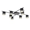 Миниатюра фото потолочный светильник lumion berty 8362/8c черный | 220svet.ru