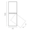 Миниатюра фото светильник светодиодный настенно-потолочный 5w 250lm lightstar volta cct 227003 | 220svet.ru