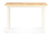 Миниатюра фото стол деревянный раскладной woodville аркон 110(130)х68х75 дуб вотан / белый 611355 | 220svet.ru