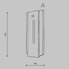 Миниатюра фото настенный светильник maytoni ventana mod523wl-l15bg3k | 220svet.ru