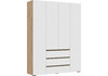 Миниатюра фото шкаф woodville элла белый / дуб крафт золото 548009 | 220svet.ru