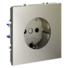 Миниатюра фото розетка встраиваемая с заземлением 16а voltum s70 vls040104 (шелк) | 220svet.ru
