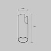 Миниатюра фото трековый светильник maytoni focus arity tr235-1-5w3k-b | 220svet.ru