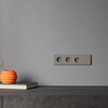 Миниатюра фото накладка для розетки с заземлением и защитными шторками, с usb a+a voltum s70 vls000914 (капучино) | 220svet.ru