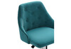 Миниатюра фото барный стул woodville laguna blue velour 11714 | 220svet.ru