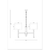 Миниатюра фото подвесная люстра arte lamp jamie a4090lm-5bk | 220svet.ru
