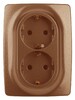 Миниатюра фото розетка эра 12 2x2p e schuko 16a 250v 12-2106-14 б0031236 | 220svet.ru