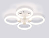 Миниатюра фото потолочная светодиодная люстра с пультом ду ambrella light acrylica fa3808 | 220svet.ru