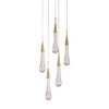 Миниатюра фото подвесной светильник pour 5a br.brass delight collection | 220svet.ru