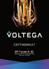 Миниатюра фото светодиодная лампа e27 7w 3000k voltega globe 7243 | 220svet.ru