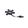 Миниатюра фото соединитель для гирлянд uniel utc-f90 y6 black ul-00013230 | 220svet.ru