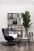 Миниатюра фото подставка под цветы серебро d25*50cм garda decor 13rxfp3105m-silver | 220svet.ru