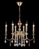 Миниатюра фото подвесная люстра crystal lux mercedes sp6 gold/color | 220svet.ru