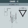 Миниатюра фото парковый столб fumagalli nebo 000.202.000.a0 | 220svet.ru