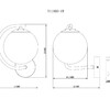 Миниатюра фото бра moderli v11803-1w | 220svet.ru