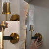 Миниатюра фото настенный светильник alouette 1 brass delight collection | 220svet.ru