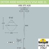 Миниатюра фото парковый фонарь  fumagalli ektor 4000/midipilar/vivi 2l led-hip v50.372.a20.axh27 | 220svet.ru