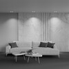 Миниатюра фото встраиваемый светильник maytoni gyps modern dl129-gu10-02-w | 220svet.ru